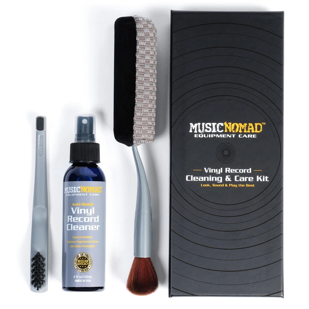 MusicNomad 6 'n 1 Next Level Vinyl Record Cleaning & Care Kit
